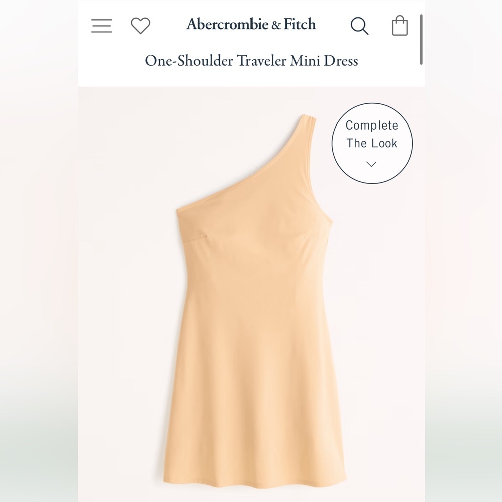 Abercrombie One-Shoulder Traveler Mini Dress